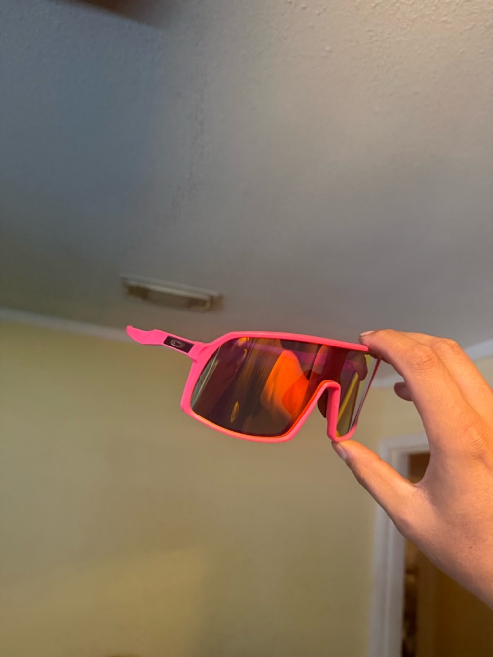 Oakley Pink Shield Sport Sunglasses - Women's